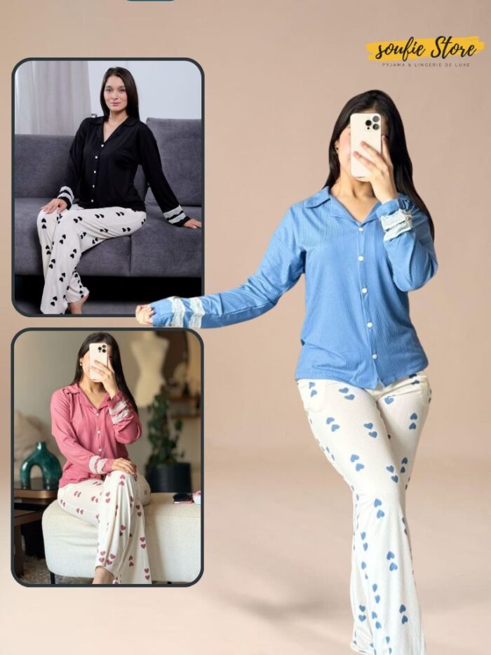 Pyjama Cocooning en Coton – Alliez Douceur et Confort Naturel à Vos Soirées